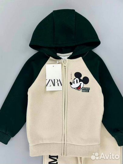 Утепленный костюм zara с 92 по 122
