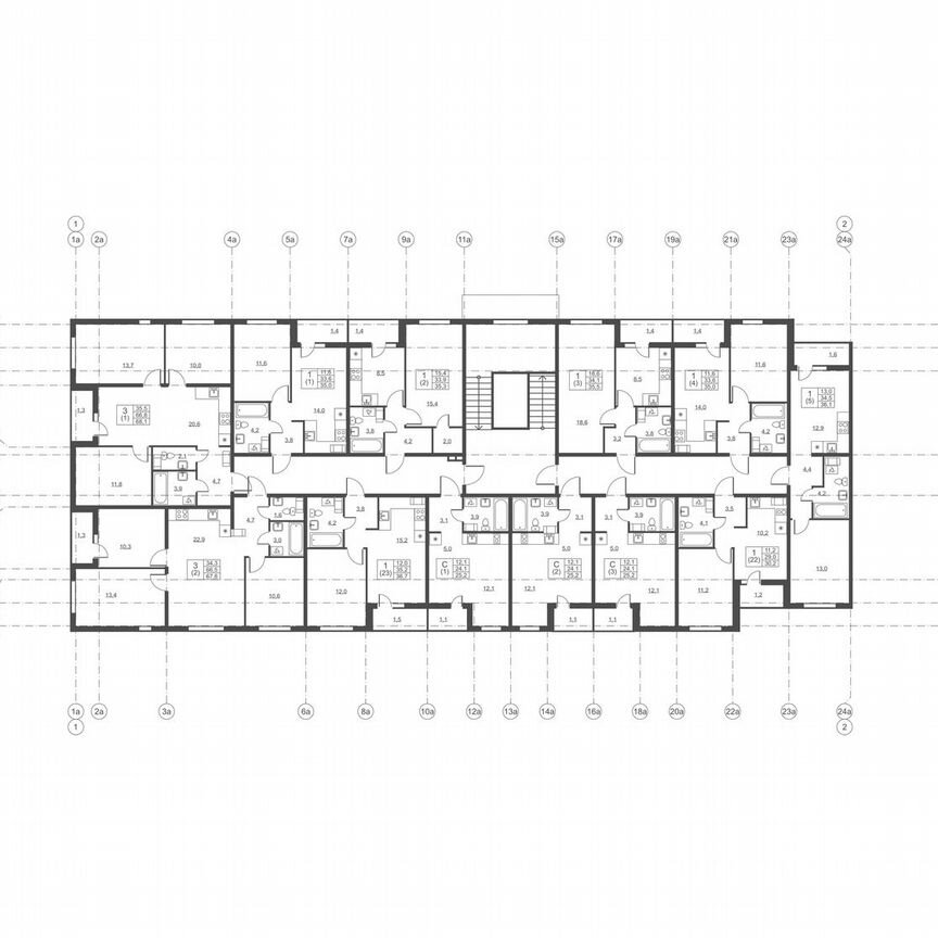 3-к. квартира, 68,1 м², 3/8 эт.