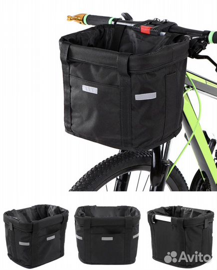 Велосипедная сумка-корзина на руль