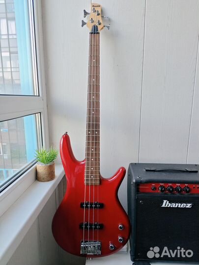 Бас гитара Ibanez GSR180 +бас комб Ibanez 15Вт