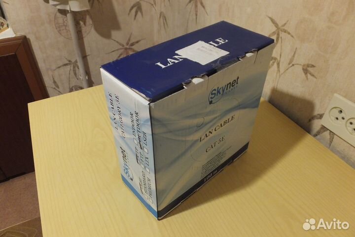Кабель витая пара UTP 5e 4 пары