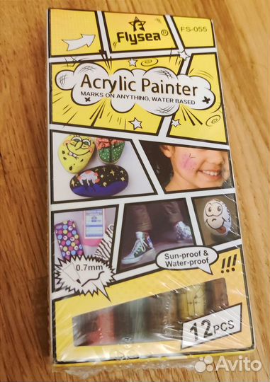 Маркеры Acrylic Painter 0.7 перманентные