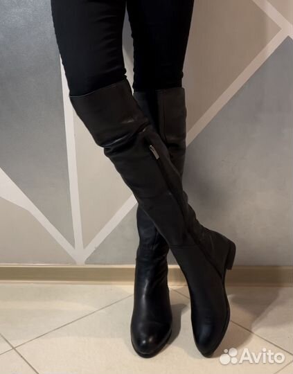 Сапоги женские натуральная кожа 39-40
