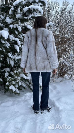 Шуба из песца