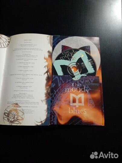 Коробка the Moody Blues 5cd USA