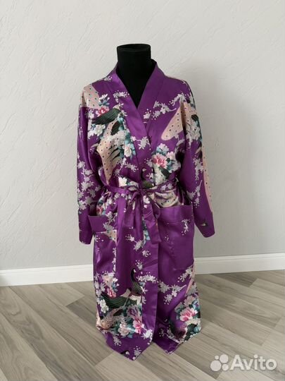 Халат 100% шелк Новый с биркой 42 44 46