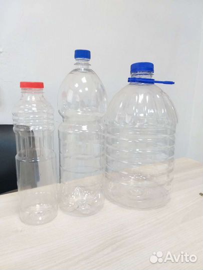 Бутылка молочная пластиковая пэт