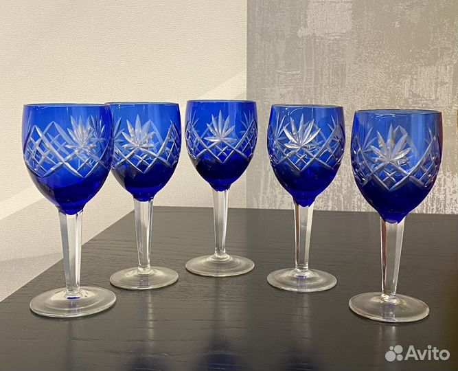 Фужеры Гусь хрустальный СССР