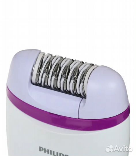 Эпилятор Philips BRE225/00, белый, фиолетовый