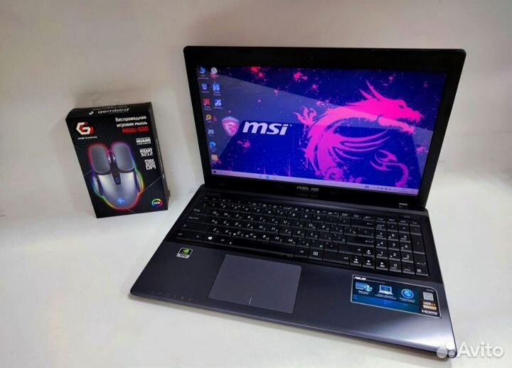 Игровой asus core i5-3230M-4 Ядра/Nvidia 610M/SSD