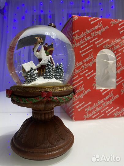 Новый Новогодний музыкальный снежный шар