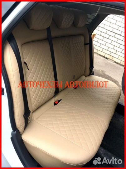 Чехлы Автопилот Nissan Almera g11 g15 из экокожи