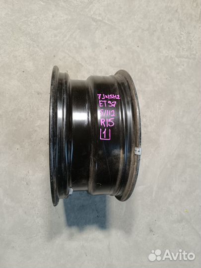 Штампованый диск R15 для VAG 5\112 ET37 (1)