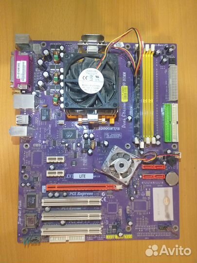 Комплект мать проц оперативка