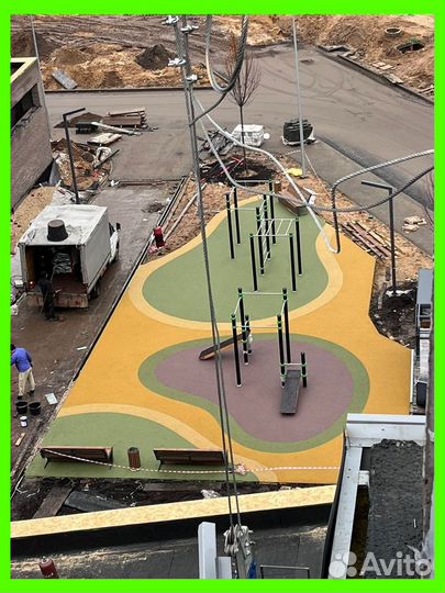 Бесшовное резиновое покрытие