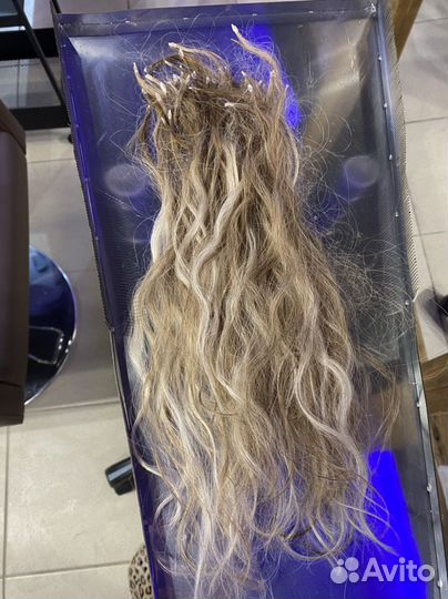 Волосы для наращивания на капсулах