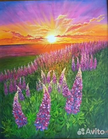 Картина маслом на холсте 