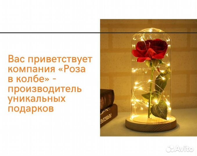 Розы в колбе. Гарантия производителя