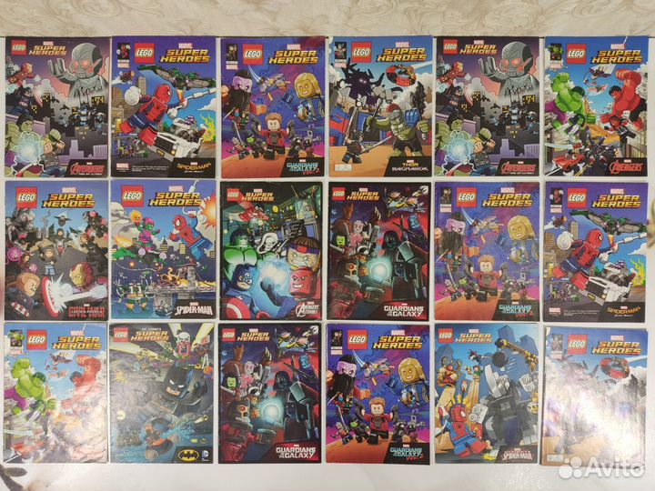 Комиксы Lego DC Marvel, Super heroes