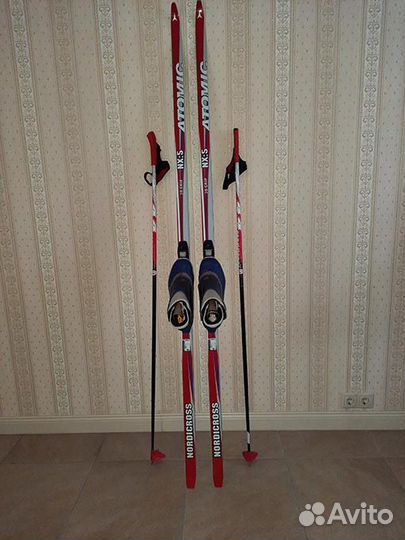 Беговые лыжи Атомик комплект б/у
