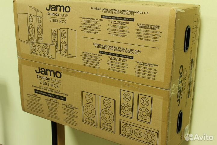 Комплект акустики 5.0 Jamo S 803 HCS White