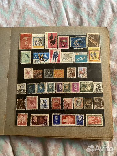 Марки времен СССР, из разных стран
