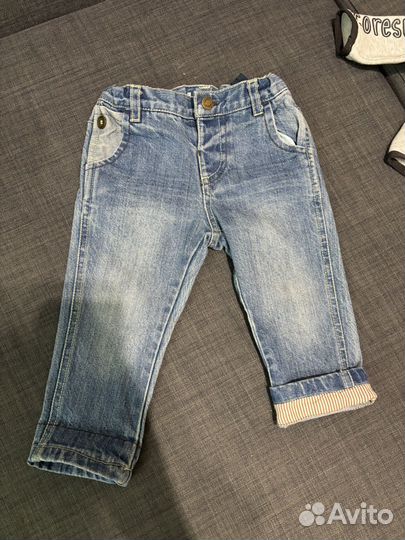 Джинсы и утепленная кофта