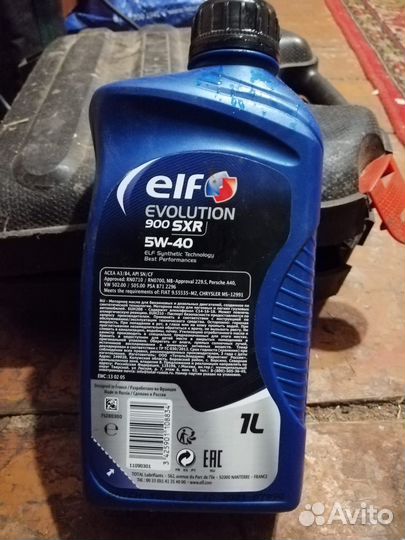 Масло моторное elf 5w40