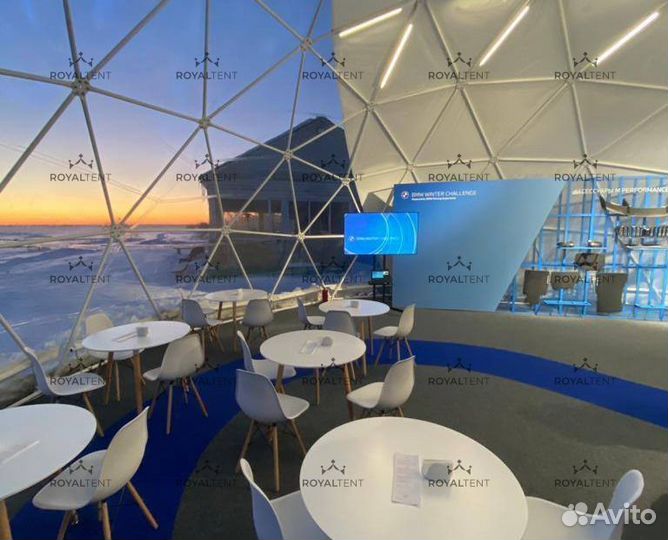 Шатер купольный на 100 человек под ключ