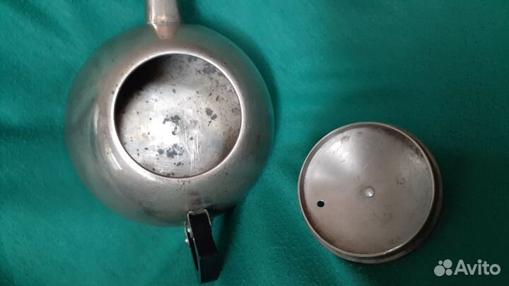 Чайник мельхиоровый мнц,0.75л.оригинал СССР