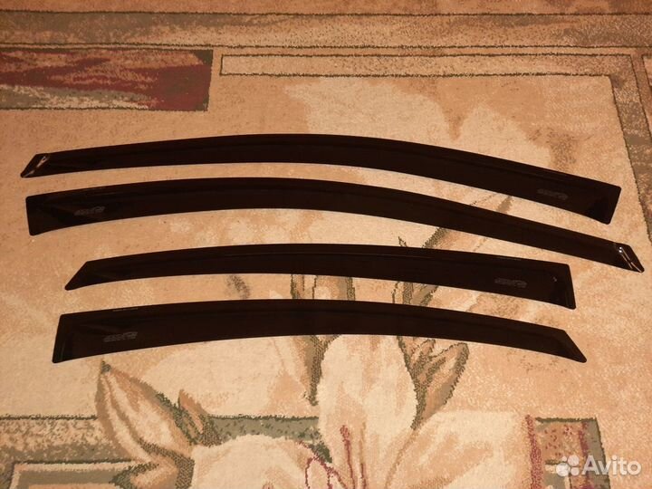 Ветровики на боковые окна Хундай Солярис