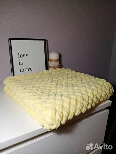 Пледик детский плюшевый, на выписку, 0+