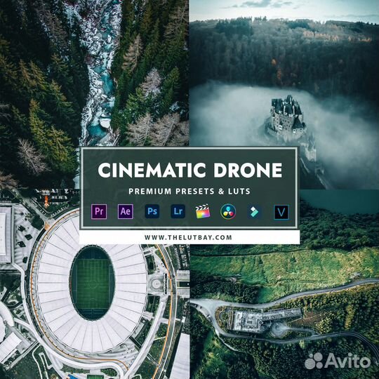 Премиум Presets & LUTs. Drone Bundle