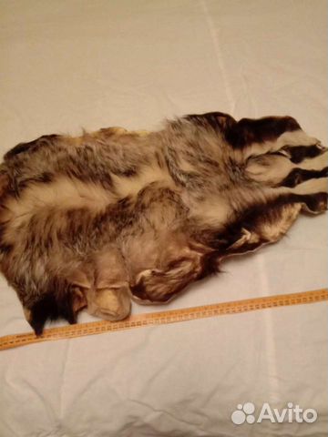 Меховые воротник и шкурки