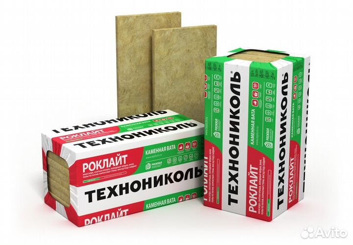 Роклайт утеплитель, теплоизоляция базальтовая