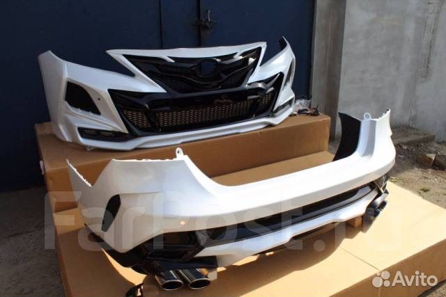 1. Обвес Camry 70, с 2018+ года, белый перламутр