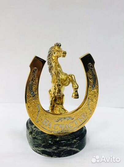 Подкова На Счастье Златоуст Покрытие: золотом 999