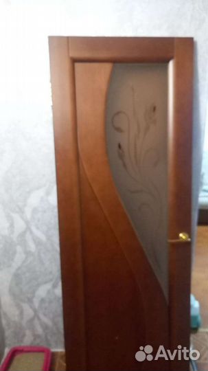 Дверь входная деревянная бу