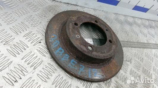 Диск тормозной задний volvo V40 VW (BBE07LR02)