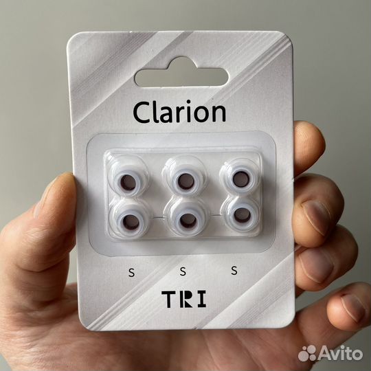 Аудиофильские силиконовые амбушюры Tri Clarion S