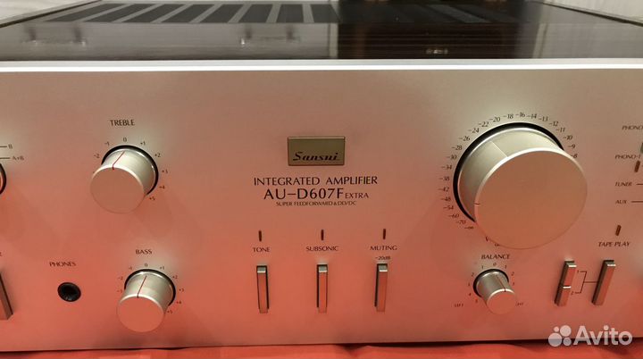 Sansui AU-D607F extra Hi-Fi + Видео работы
