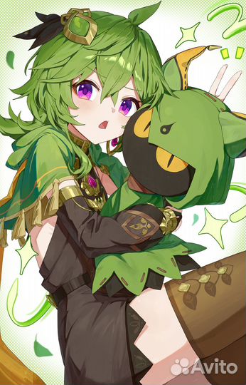 Наклейки Genshin Impact