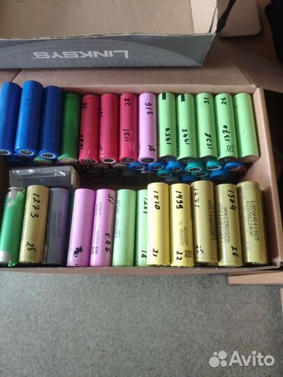 Аккумуляторы бу 18650