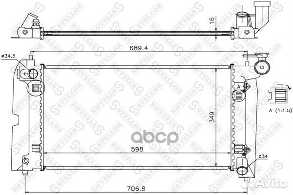 10-26309-SX радиатор системы охлаждения АКПП T