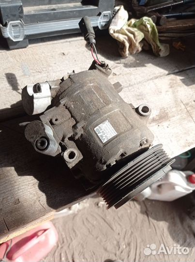 Компрессор кондиционера skoda fabia 2