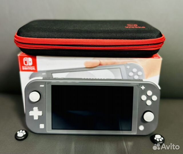 Nintendo switch lite 32gb + чехол + стекло