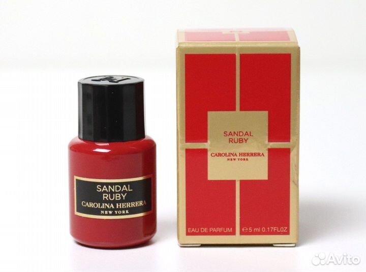 Calorina Herrera Sandal Ruby edp 5 мл миниатюра