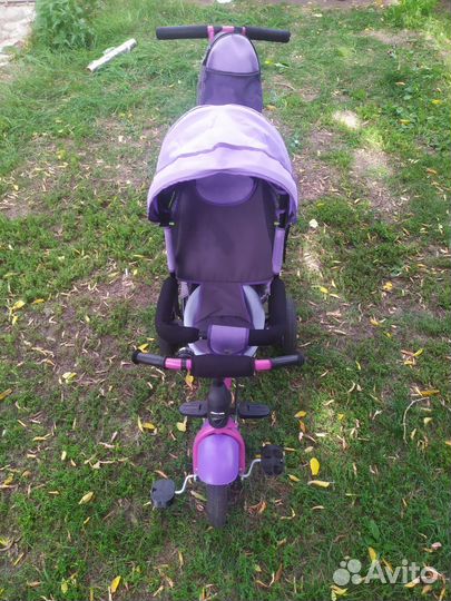 Детский трёхколёсный велосипед коляска