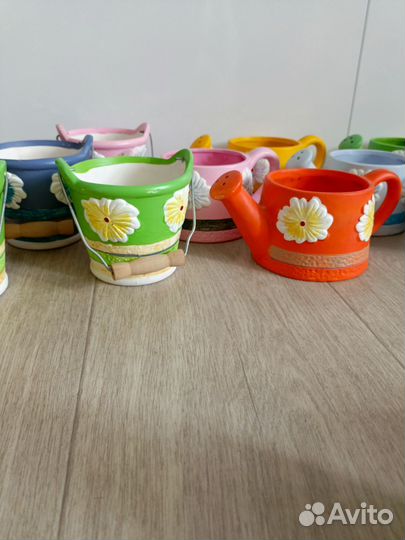 Кашпо для цветов керамическое