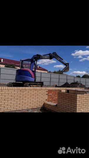 Услуги, мини-экскаватора, прокол